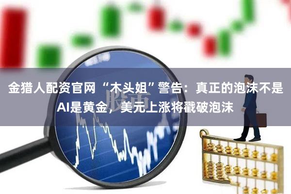 金猎人配资官网 “木头姐”警告：真正的泡沫不是AI是黄金，美元上涨将戳破泡沫